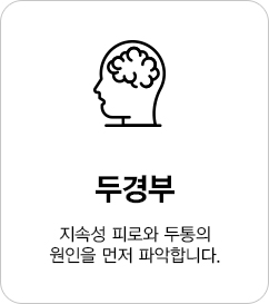 지속성 피로와 두통의 원인을 먼저 파악합니다.